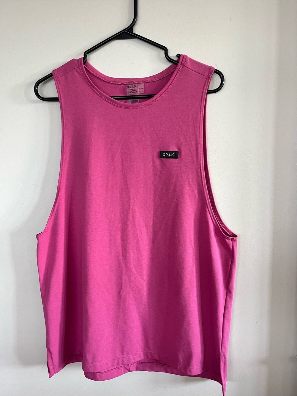 Oraki Hot Pink Women's Muscle Tank - Sleeveless Crewneck